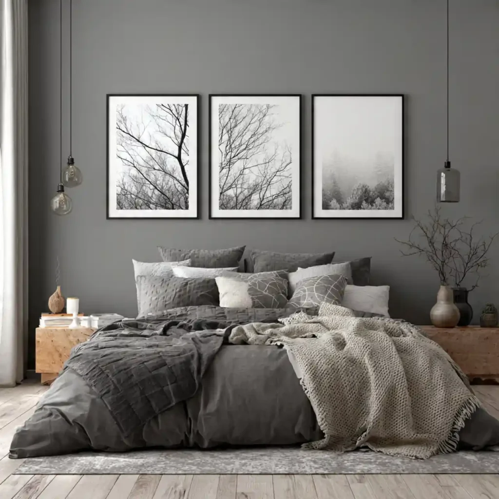 17-Grey Bedroom Idea