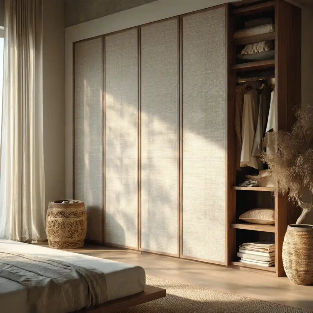 17-Japandi Wardrobe Idea