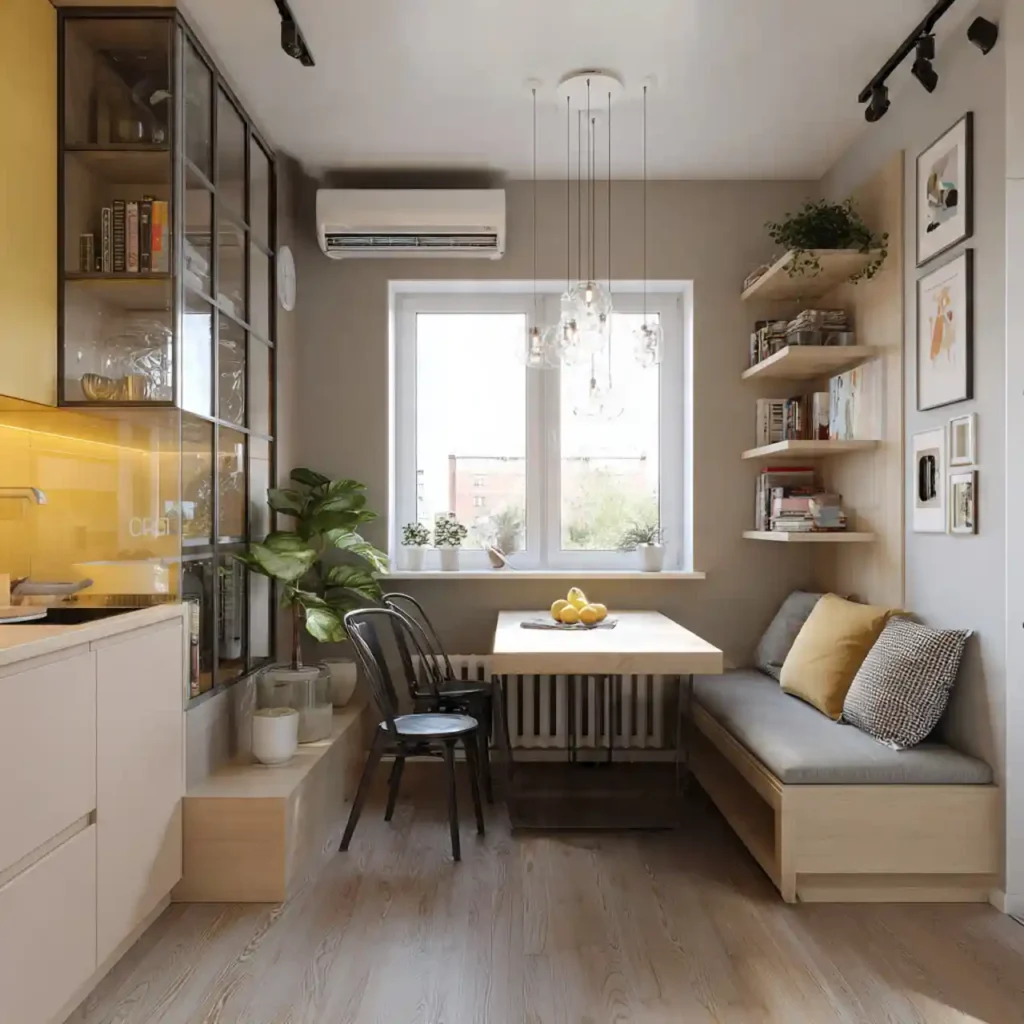 17-Small Apartment Dining Area Idea