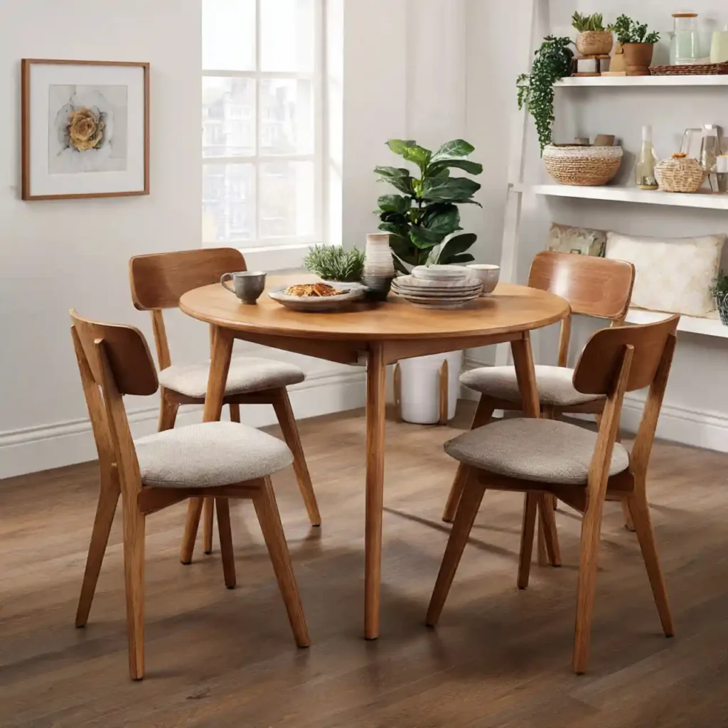 17-Small Round Dining Table Idea