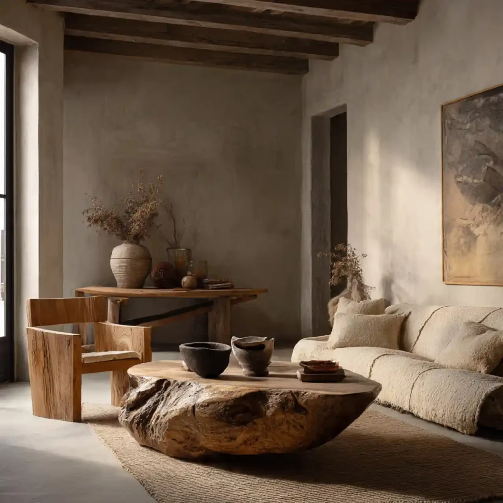 17-Wabi-Sabi Living Room Idea