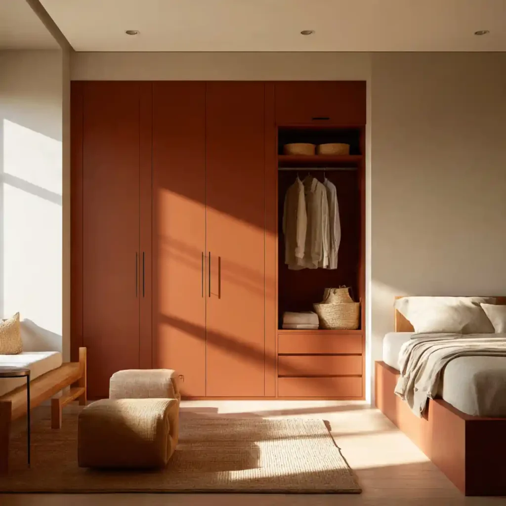 17-Warm Minimalist Bedroom Idea