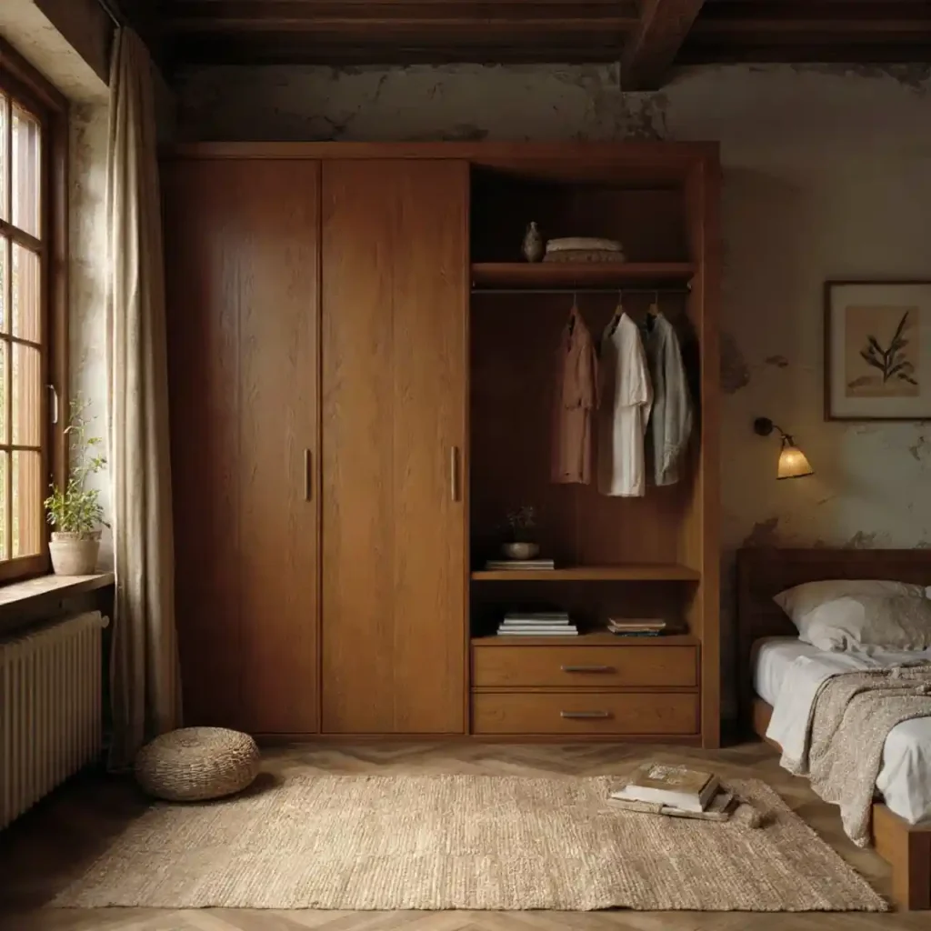 18-Japandi Wardrobe Idea