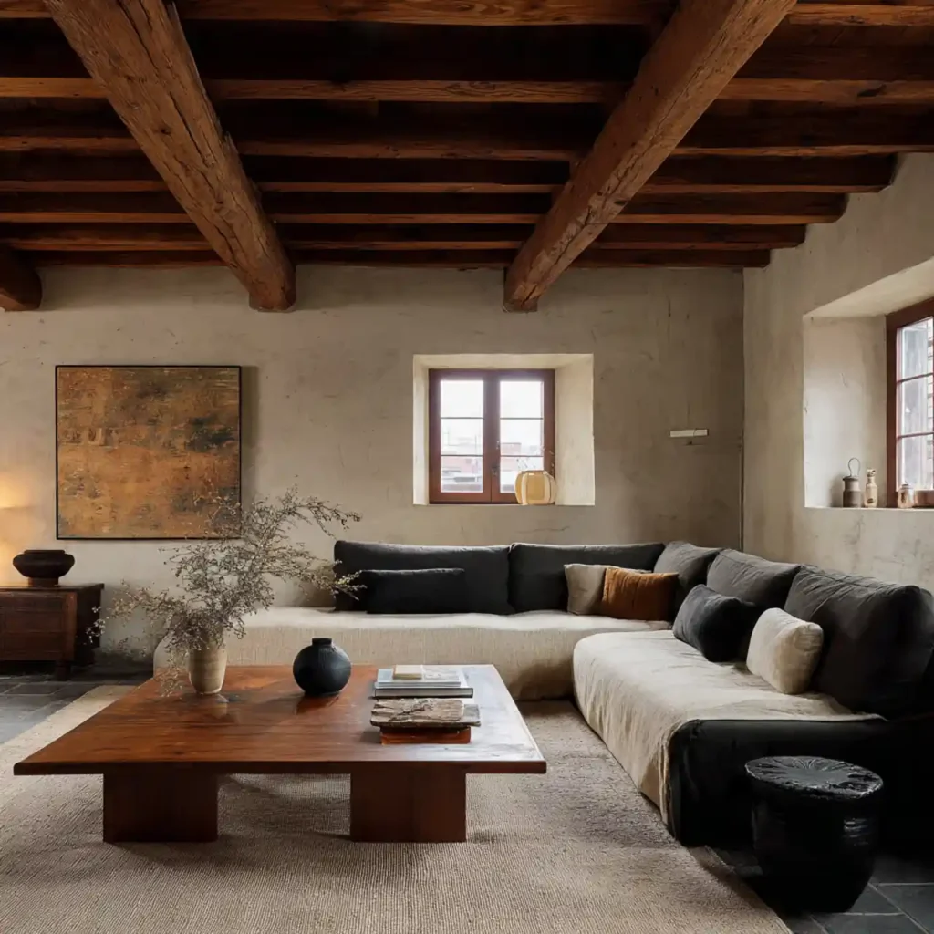 18-Wabi-Sabi Living Room Idea