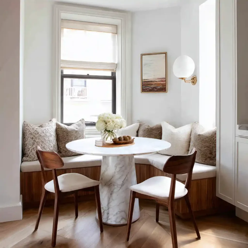 19-Small Round Dining Table Idea
