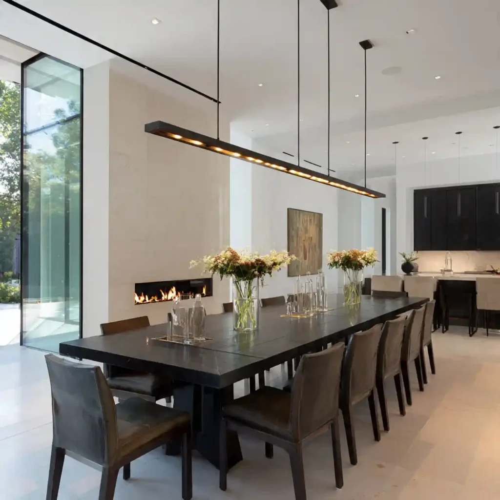 2-Dining Table Chandelier Idea