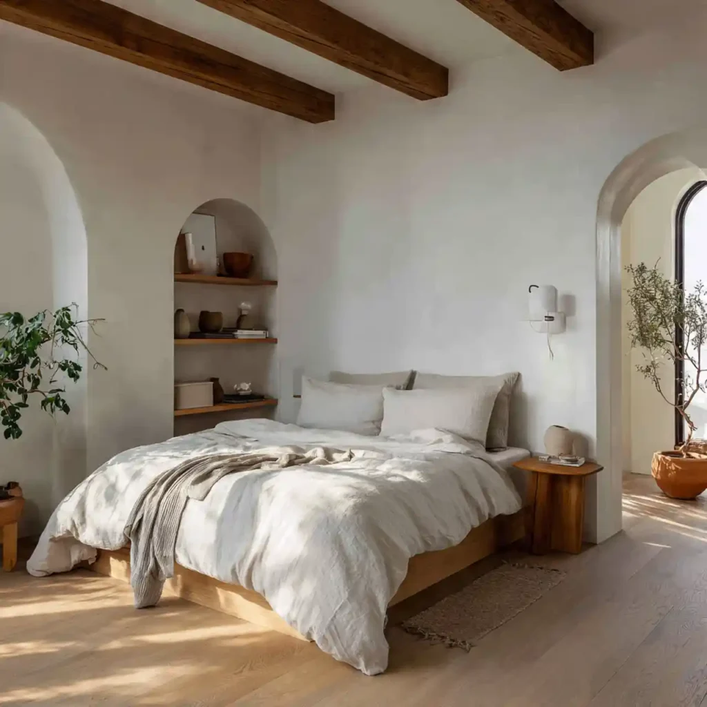 2-Neutral Japandi Bedroom Idea