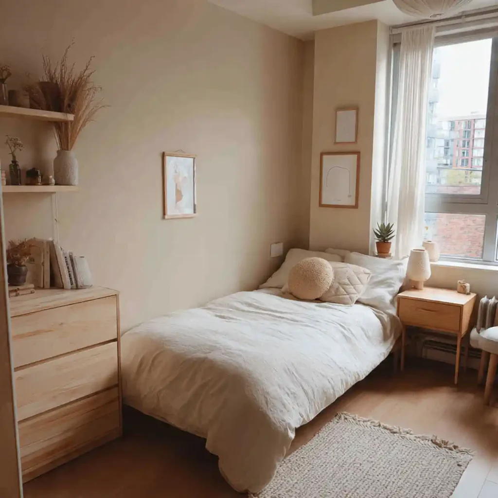 2-Small Japandi Bedroom Idea