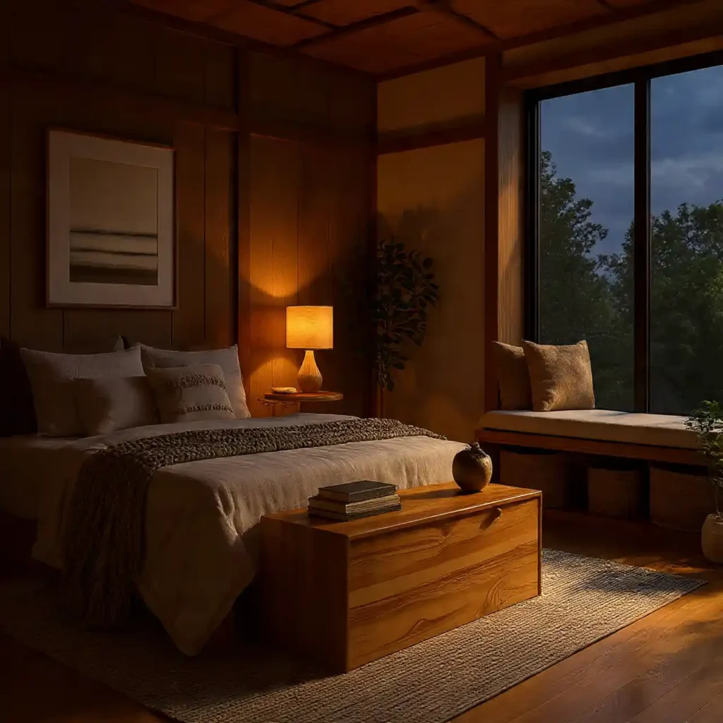 20-Space-Saving Japandi Bedroom Idea