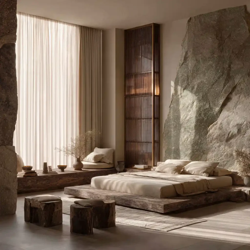 21-Neutral Japandi Bedroom Idea