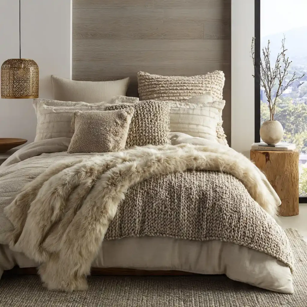 22-Beige Japandi Bedroom Idea