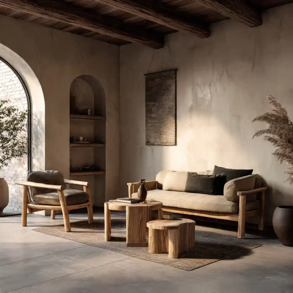 22-Earthy Japandi Décor Idea