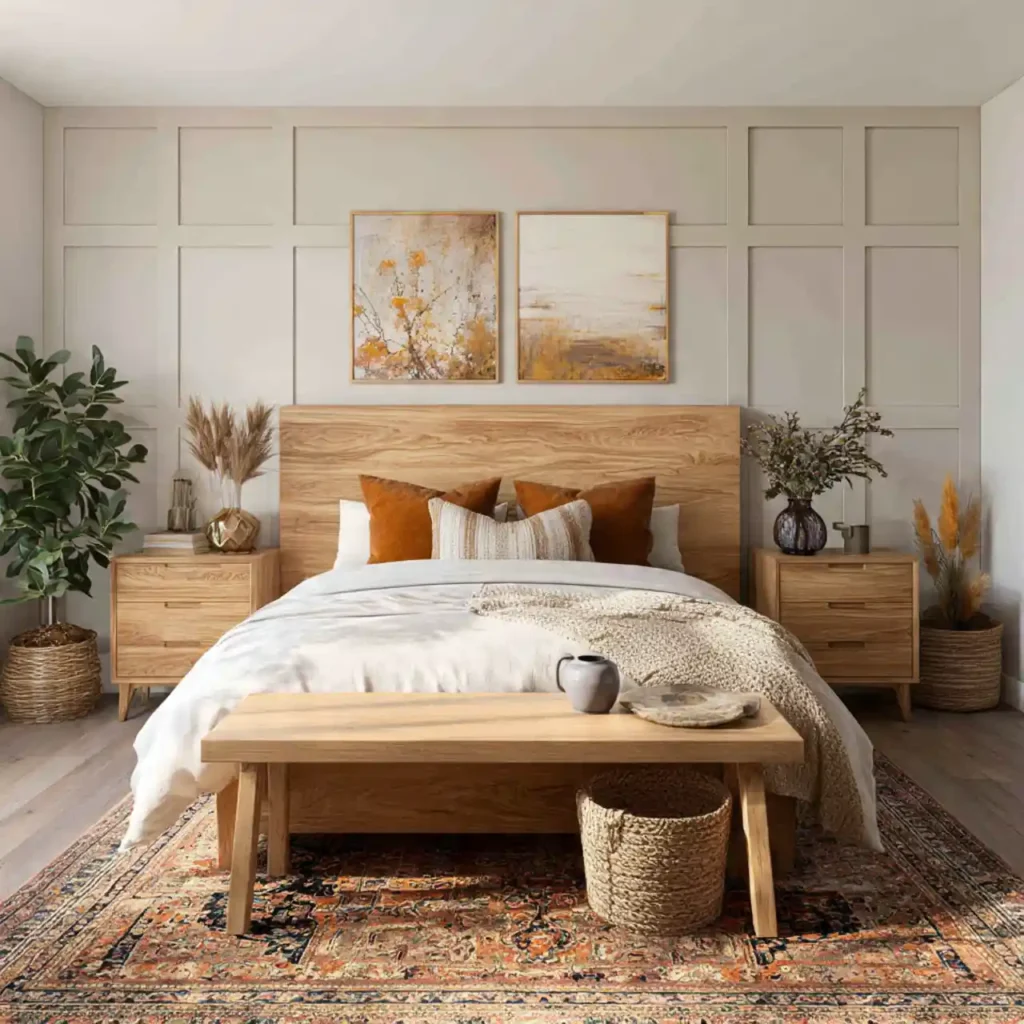 22-Neutral Japandi Bedroom Idea