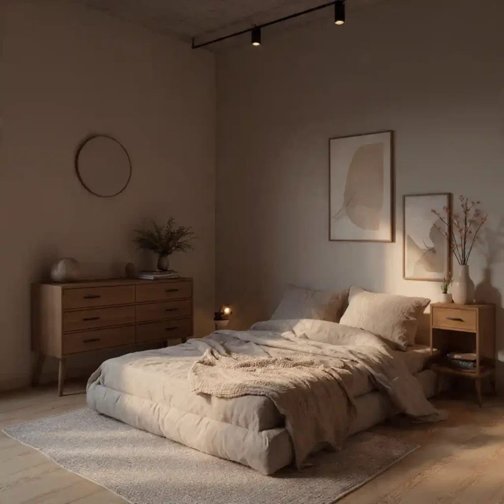 22-Small Japandi Bedroom Idea