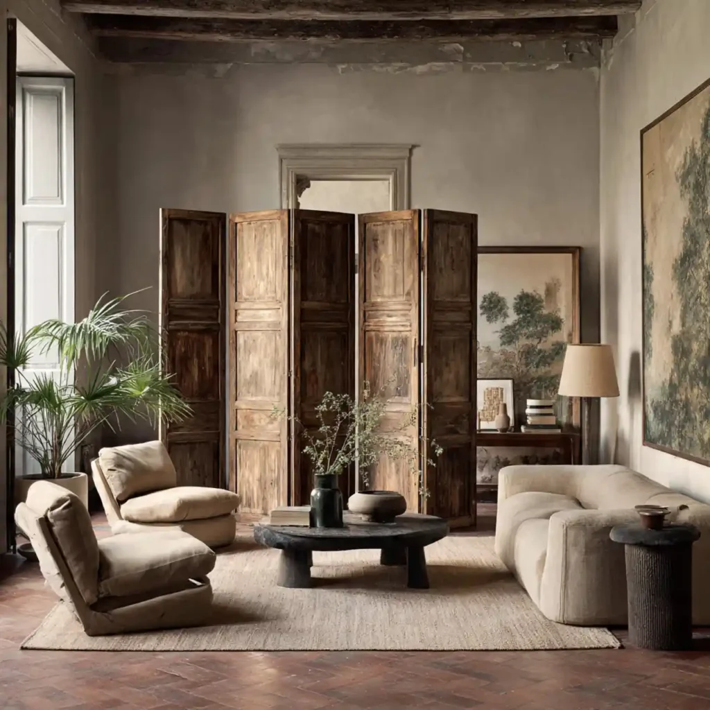 22-Wabi-Sabi Living Room Idea