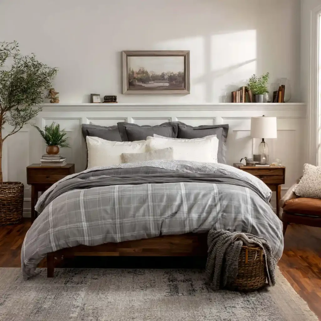 23-Grey Bedroom Idea