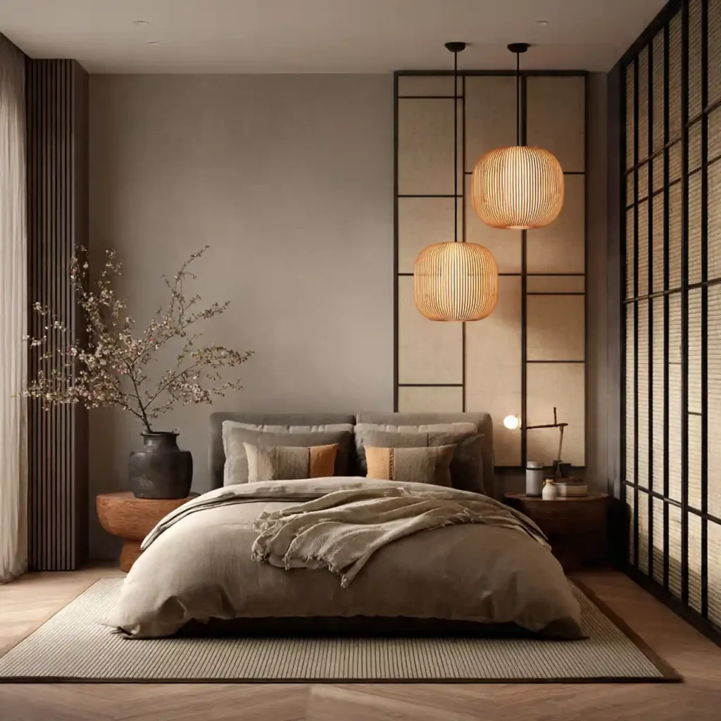 23-Neutral Japandi Bedroom Idea