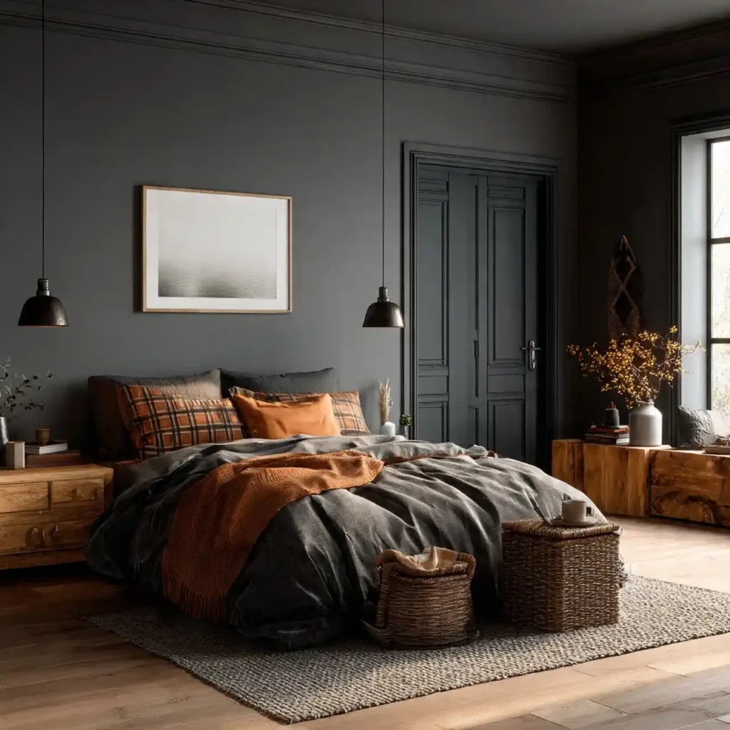 24-Grey Bedroom Idea