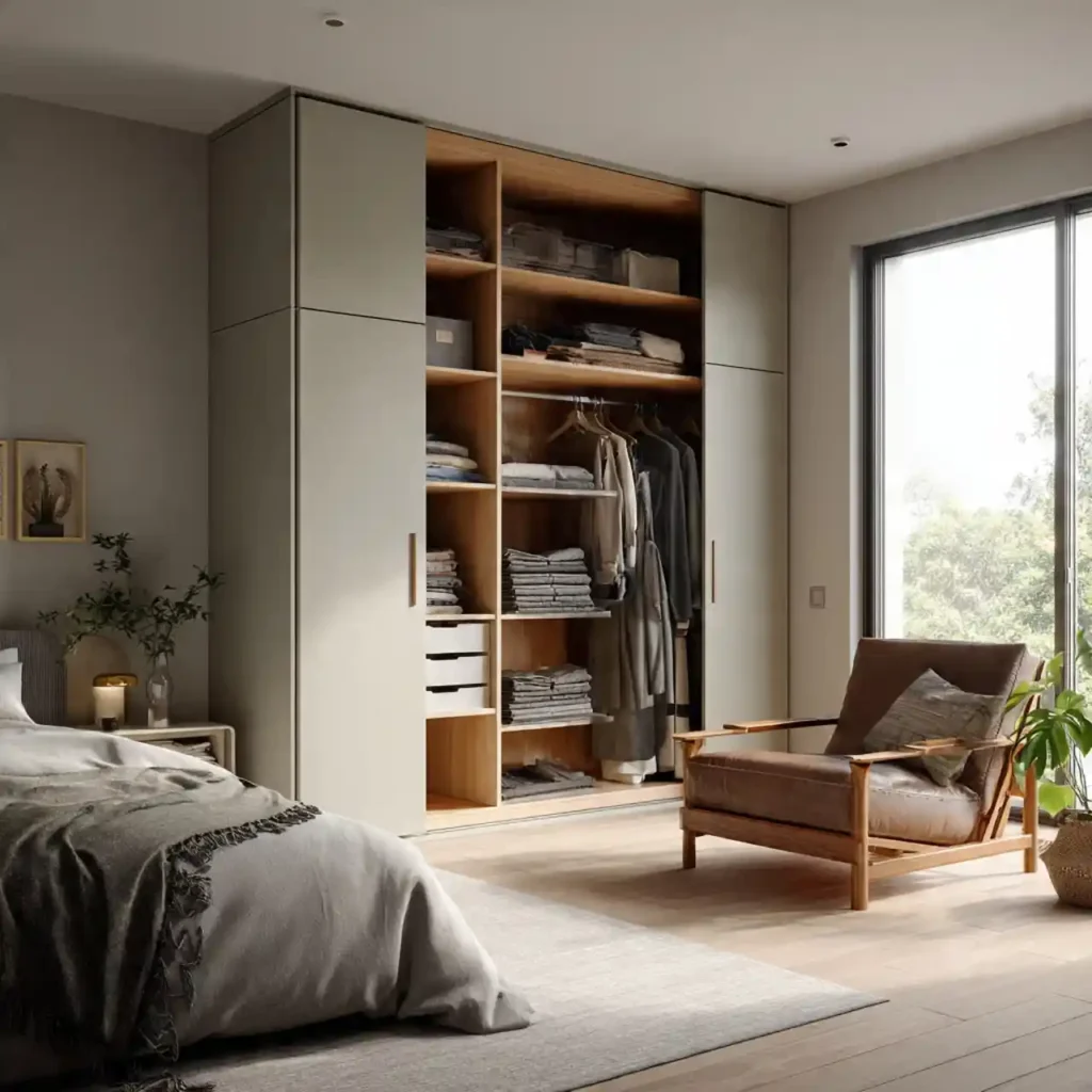 25-Japandi Wardrobe Ideas