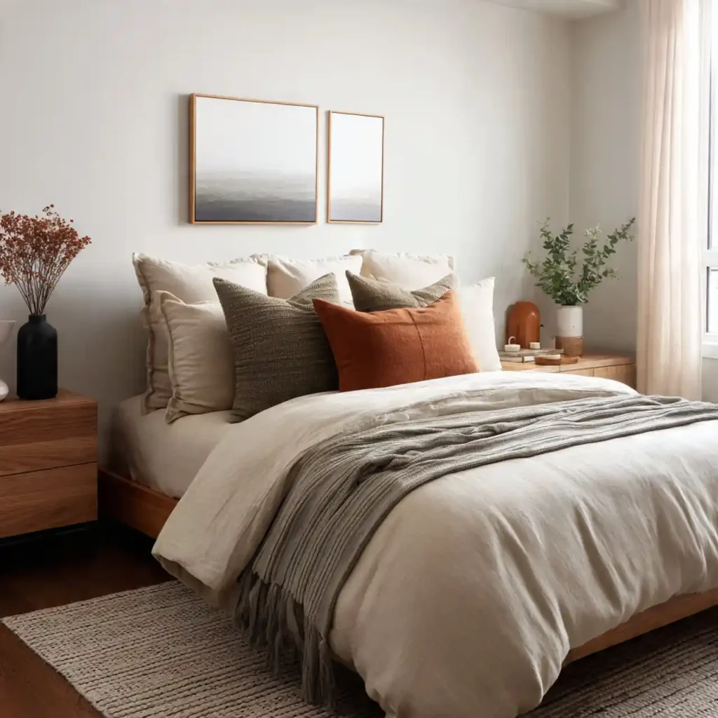 25-Warm Minimalist Bedroom Idea