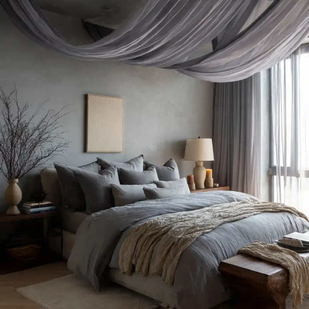27-Grey Bedroom Idea