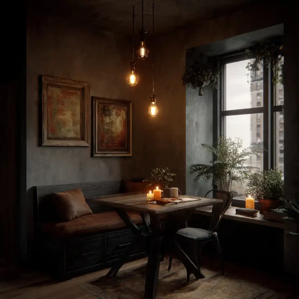 27-Small Apartment Dining Area Idea