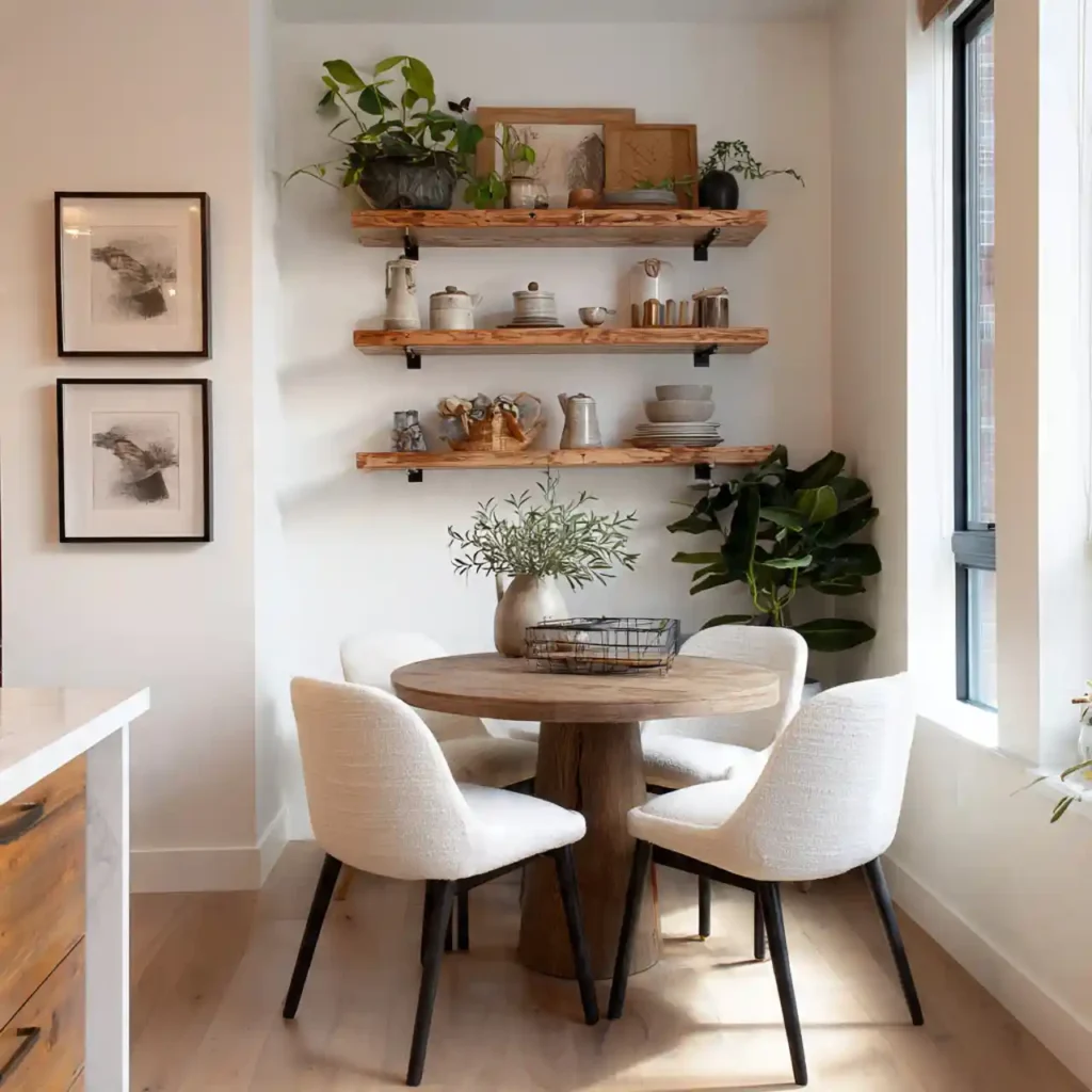 27-Small Round Dining Table Idea