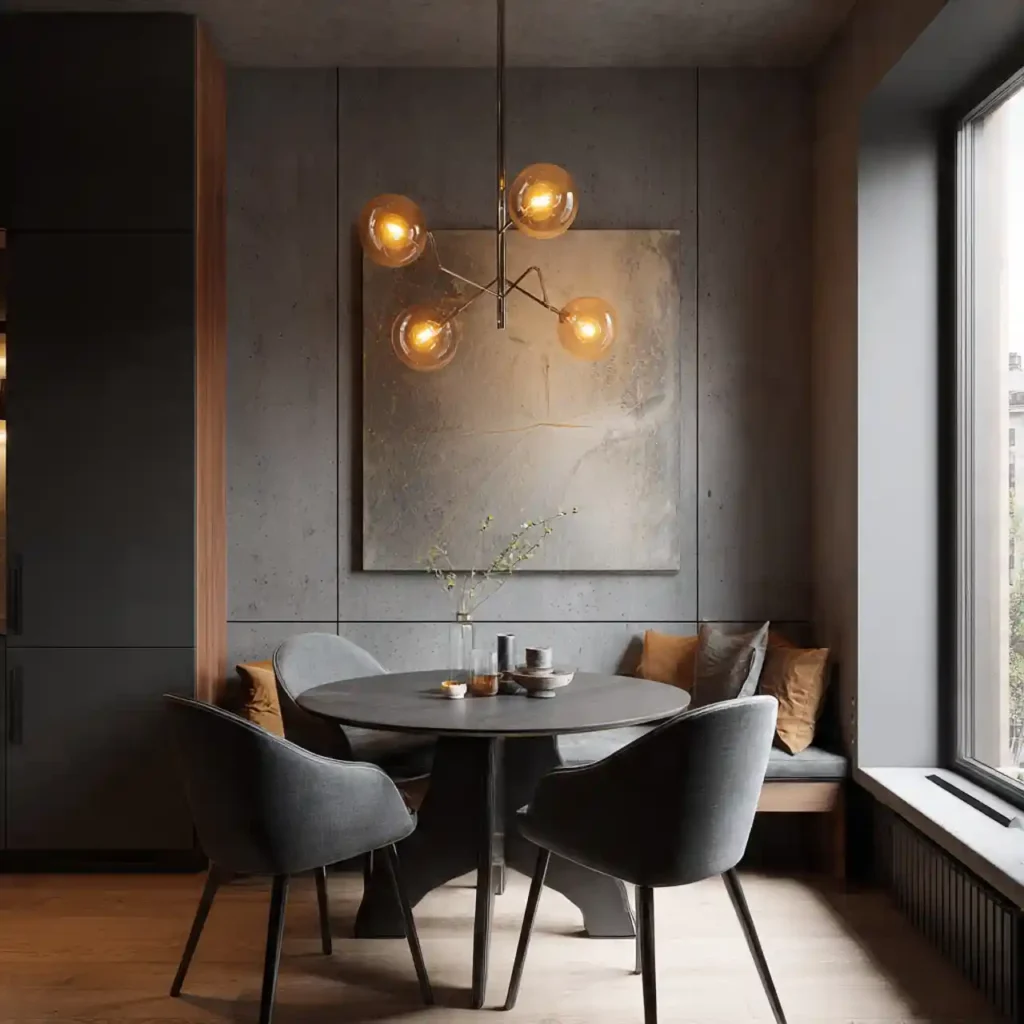 28-Small Round Dining Table Idea