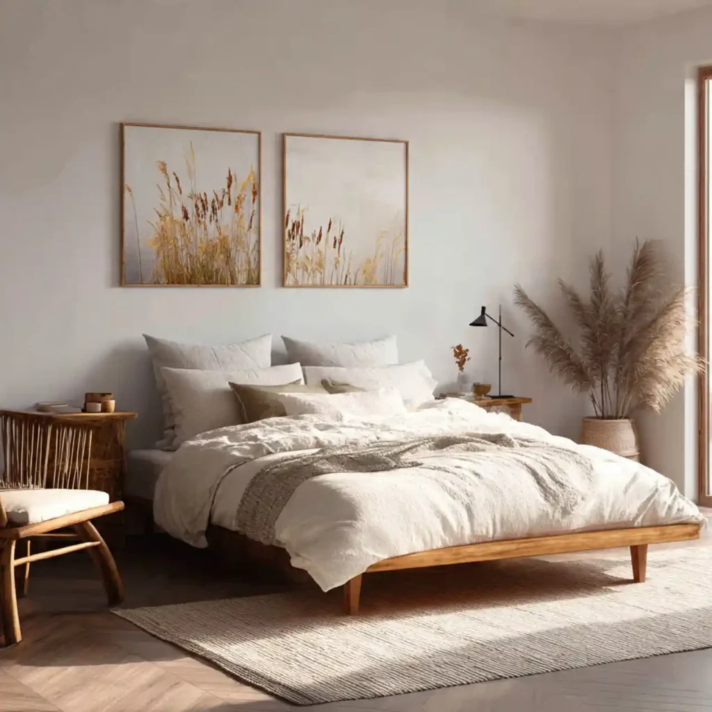 28-Warm Minimalist Bedroom Idea