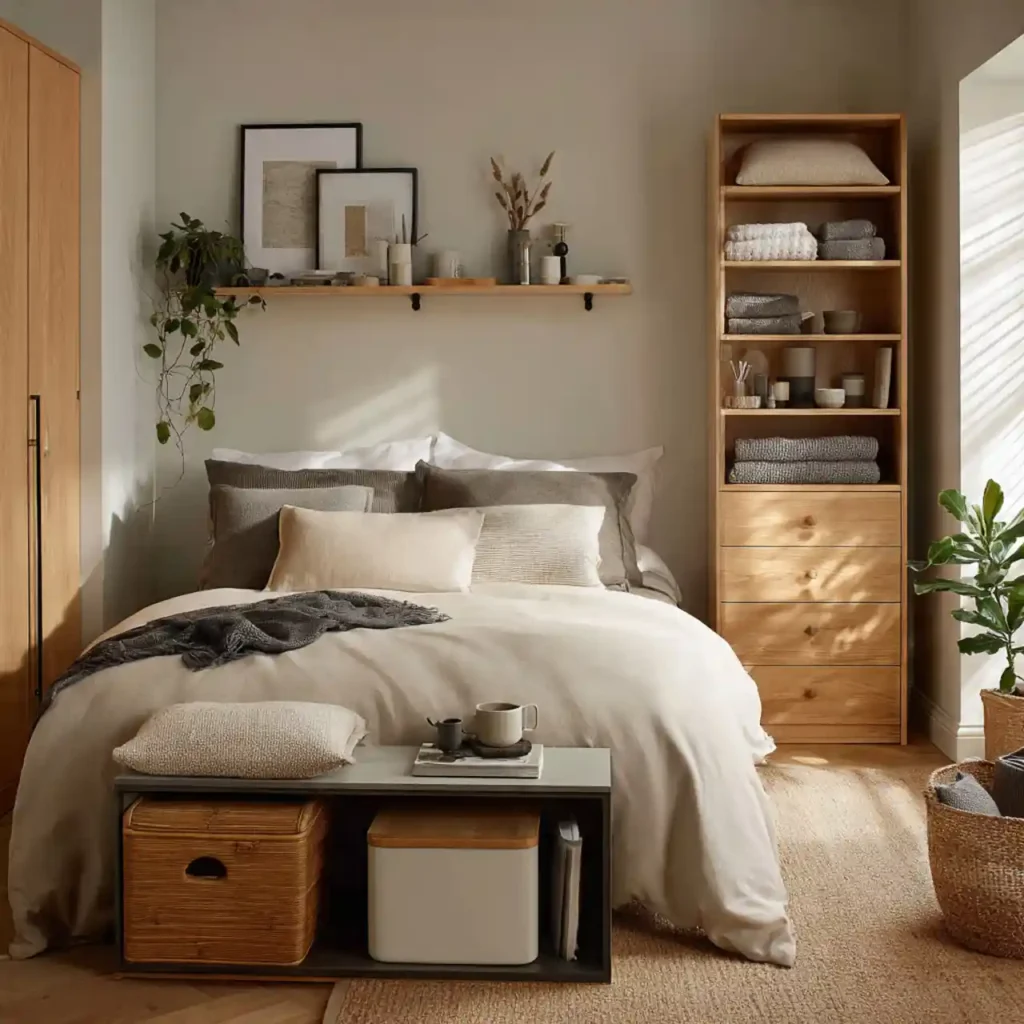 29-Neutral Japandi Bedroom Idea