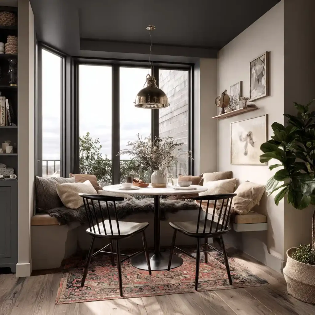 29-Small Round Dining Table Idea