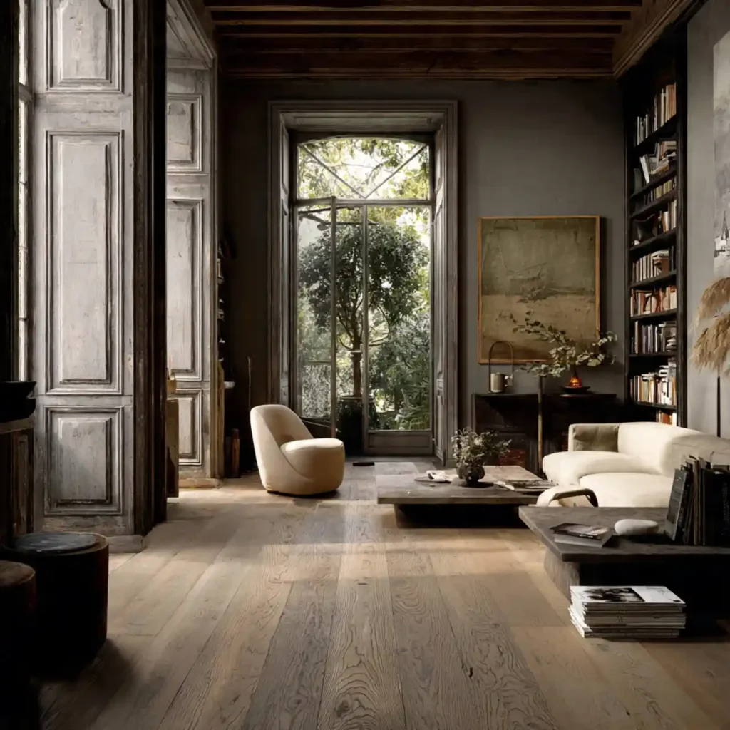 29-Wabi-Sabi Living Room Idea