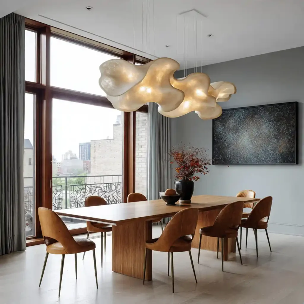 3-Dining Table Chandelier Idea