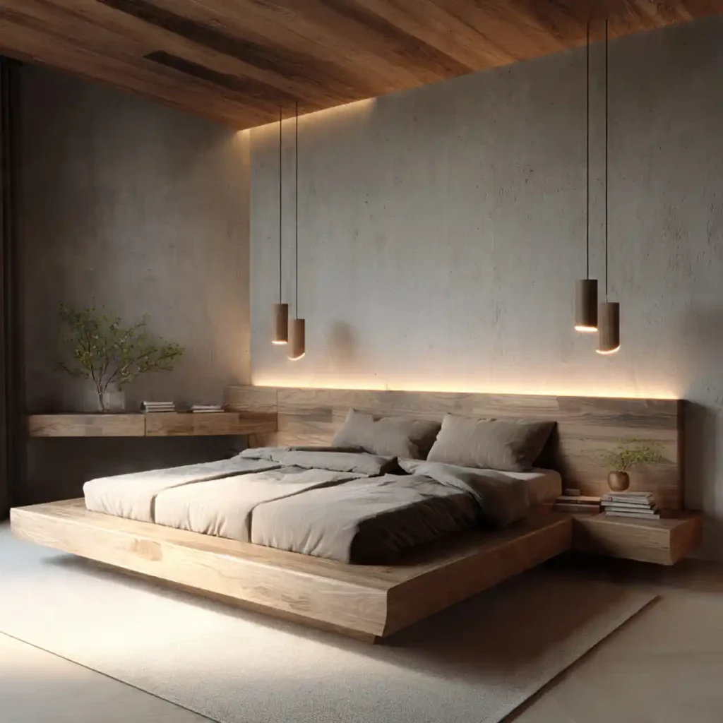 3-Space-Saving Japandi Bedroom Idea