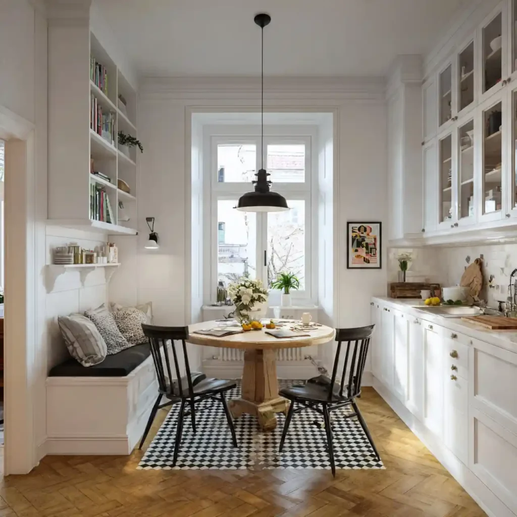 30-Small Apartment Dining Area Idea
