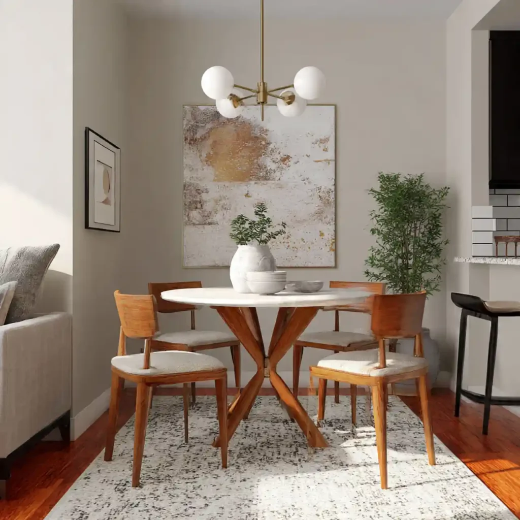 30-Small Round Dining Table Idea