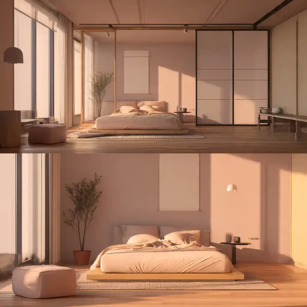 30-Space-Saving Japandi Bedroom Ideas