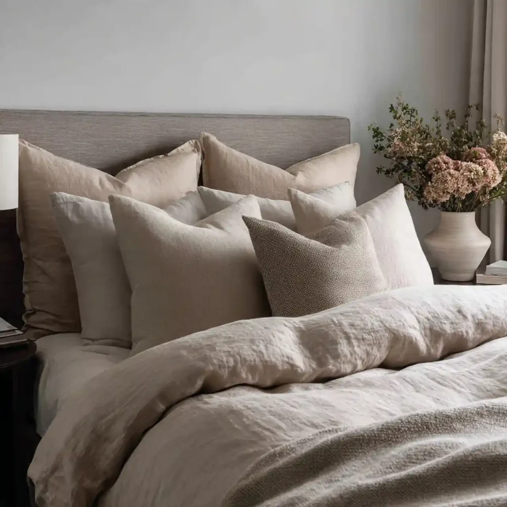 4-Beige Japandi Bedroom Idea