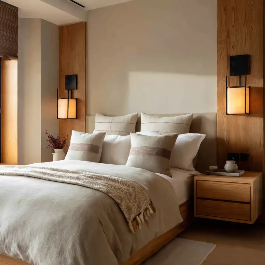 4-Small Japandi Bedroom Idea