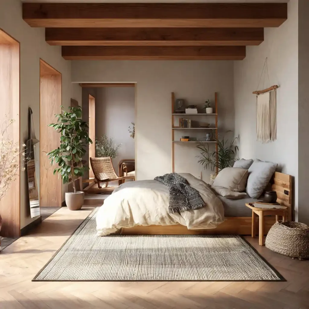 5-Neutral Japandi Bedroom Idea