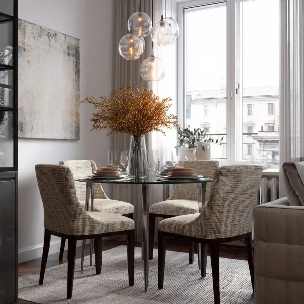 5-Small Round Dining Table Idea