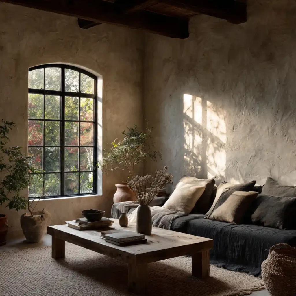 5-Wabi-Sabi Living Room Idea