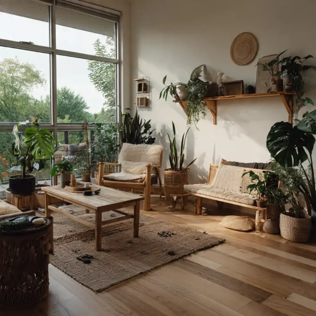 6-Earthy Japandi Décor Idea