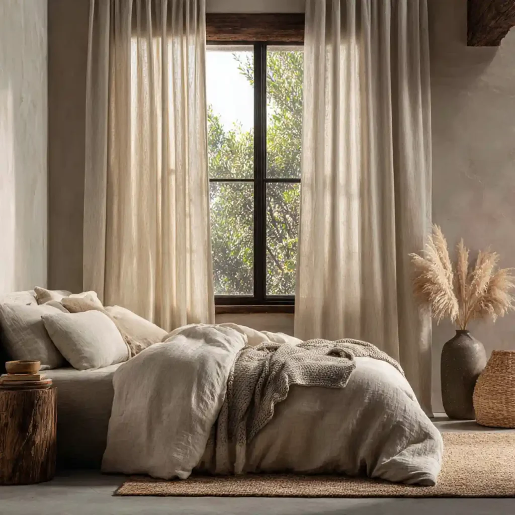 6-Neutral Japandi Bedroom Idea