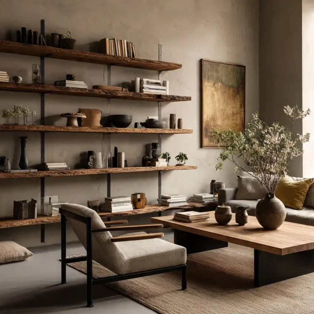 6-Wabi-Sabi Living Room Idea