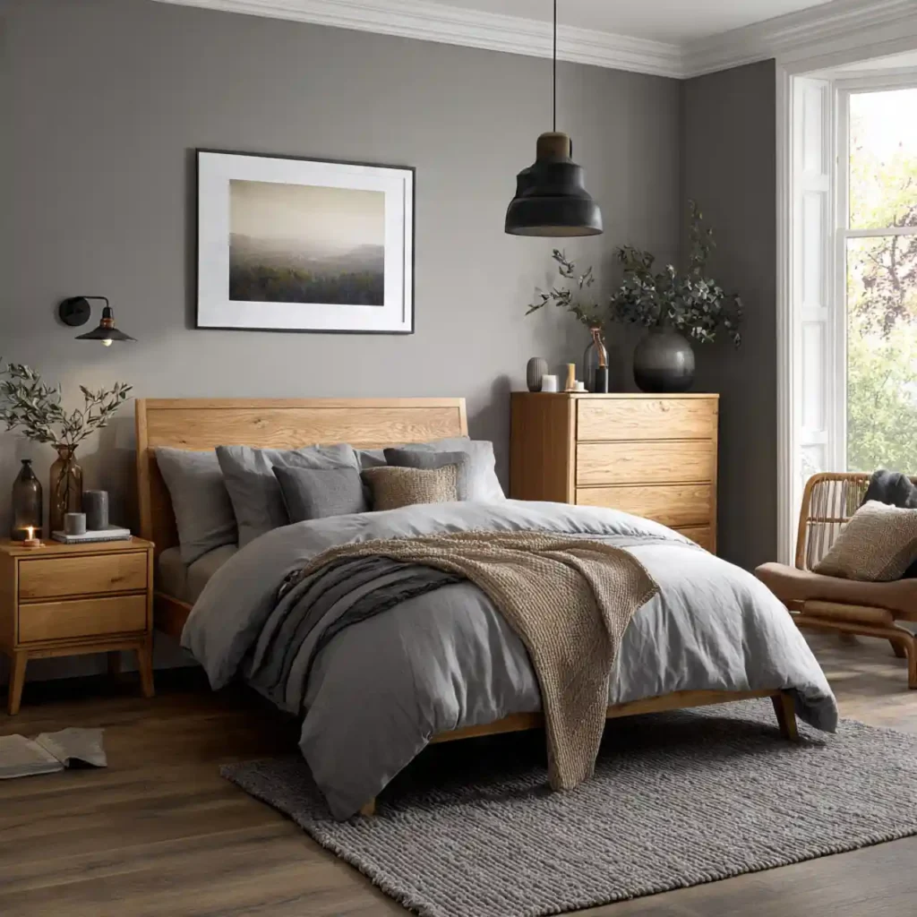 7-Grey Bedroom Idea
