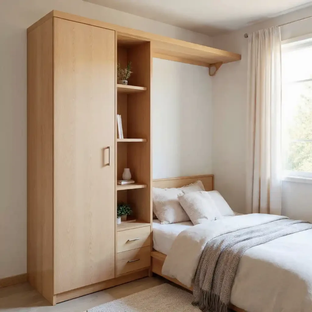 7-Japandi Bedroom Storage Idea