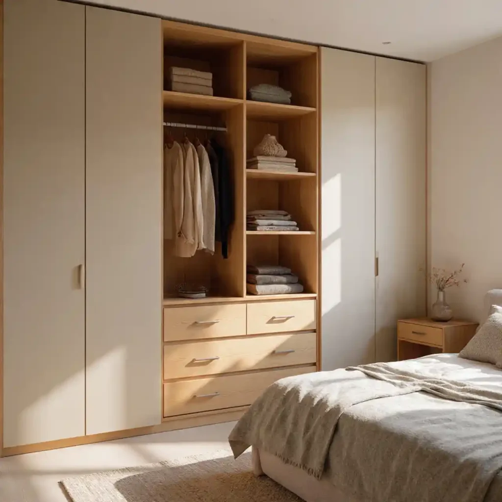 7-Japandi Wardrobe Idea