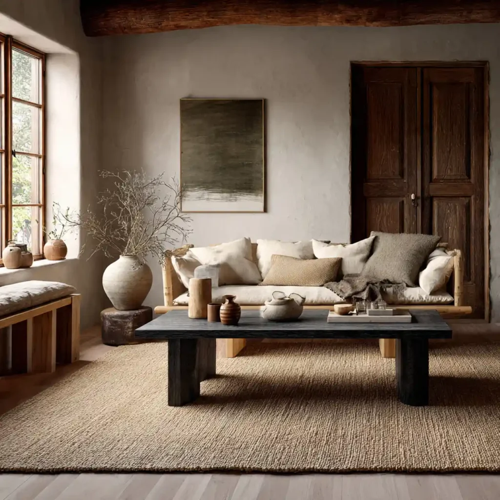 7-Wabi-Sabi Living Room Idea