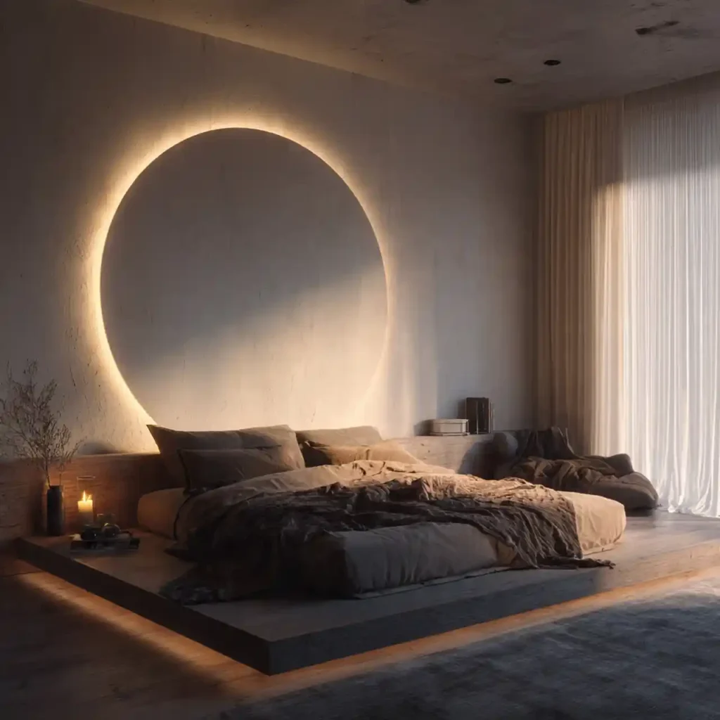 7-Warm Minimalist Bedroom Idea